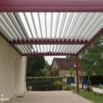 PERGOLA BIOCLIMATIQUE ROUGE 3004 GST VERANDA LOIRET